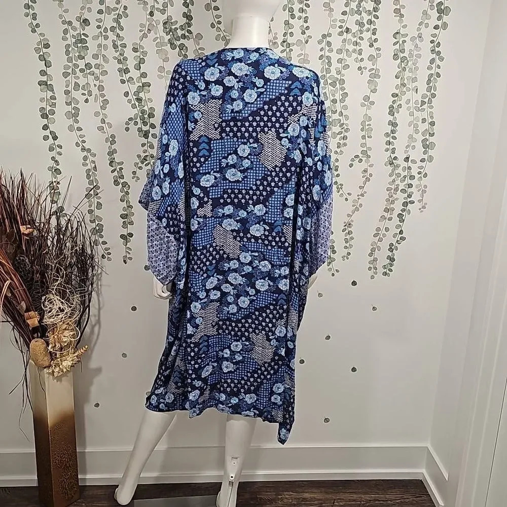 Treasure and Bond Floral Mix Duster One Size - Picture 6 of 6